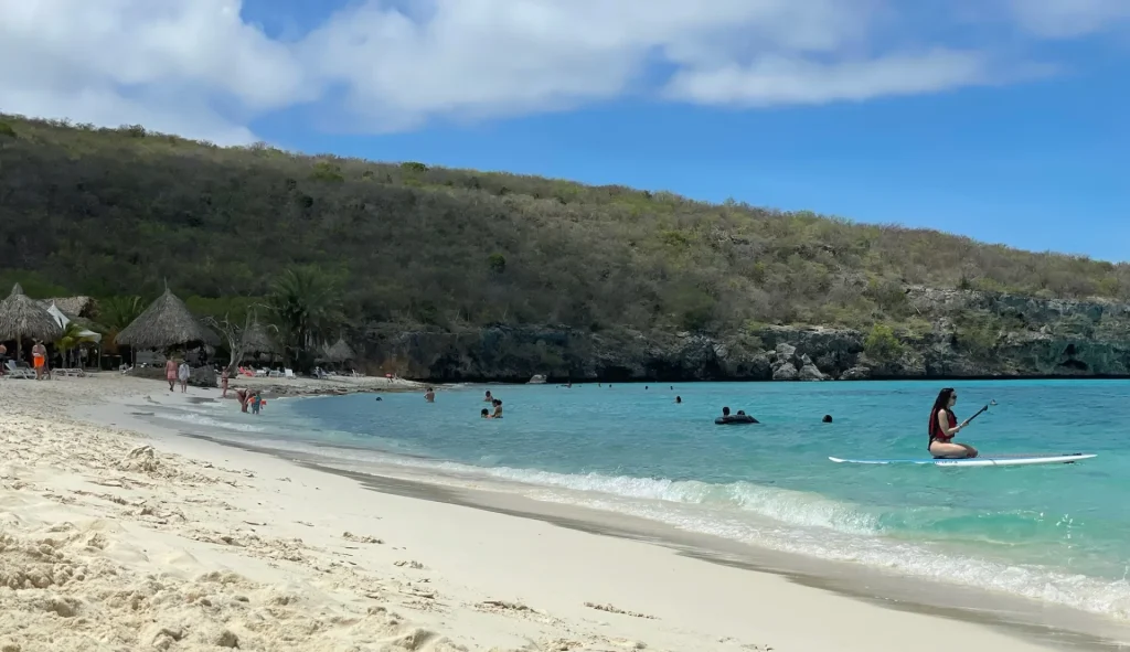 Beaches near the Cruise Port in Curaçao. Cas Abao