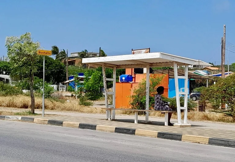 Public transportation in Curaçao - bus station - bus stop